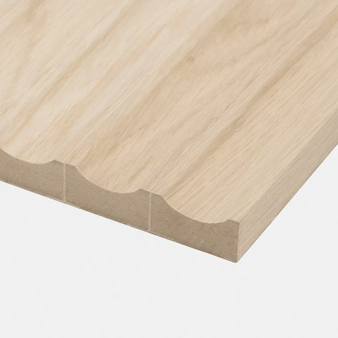 Oak Scalloped | Fluted Panel - Delacopanels