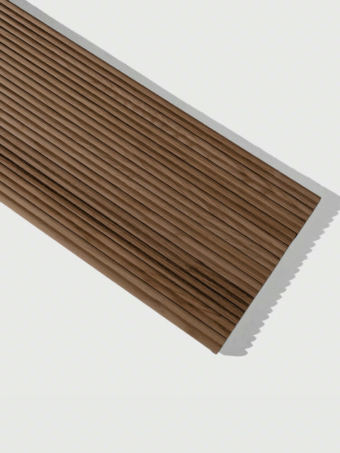 Walnut Mini Round | Fluted Panel - Delaco Panels