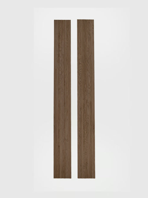 Walnut Round | Fluted Panel - Delaco Panels