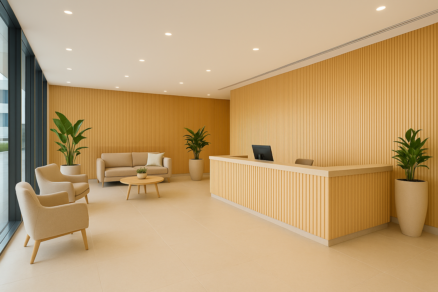 Elevate Your Interiors with Delaco’s WPC Fluted Panels