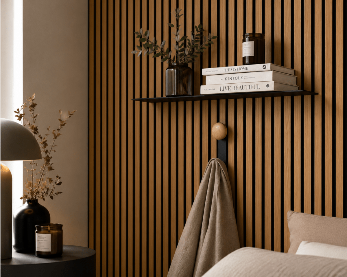 Hooks and Shelves - Delaco Panels®