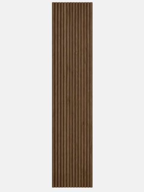 Walnut Mini Round | Fluted Panel 2.8M - Delaco Panels®