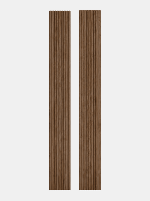 Walnut Mini Round | Fluted Panel 2.8M - Delaco Panels®