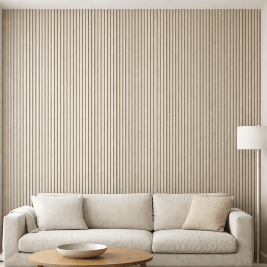 Alabaster Oak | Indoor Interlock - Delacopanels