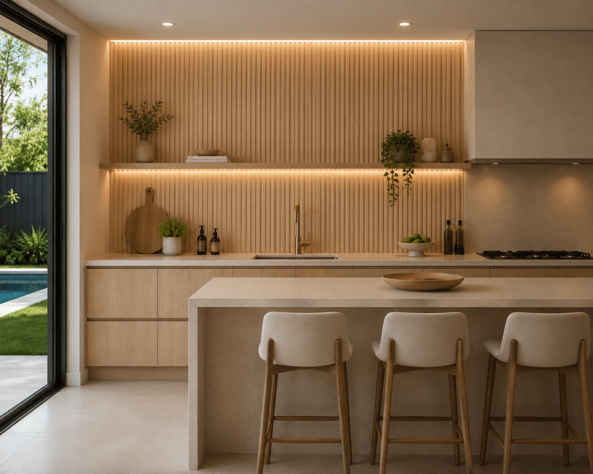 Alabaster Oak | Indoor Interlock 2.2M - Delaco Panels®