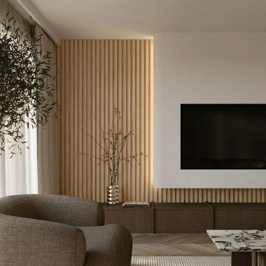 Alabaster Oak | Indoor Interlock 2.2M - Delaco Panels®