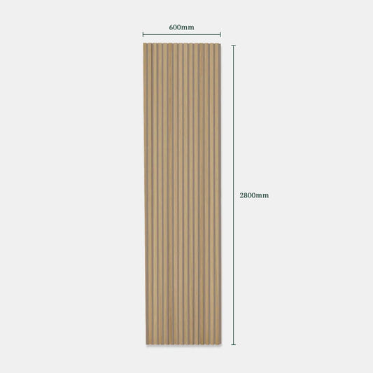 Blonde Oak | Acoustic Panel (Beige Felt) - Delacopanels