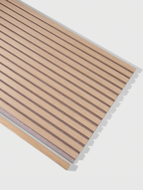 Blonde Oak | Acoustic Panel (Beige Felt) - Delaco Panels