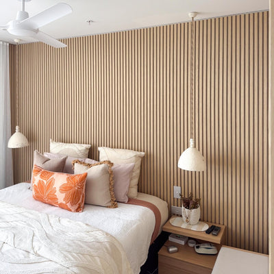 Blonde Oak | Acoustic Panel (Beige Felt) - Delacopanels
