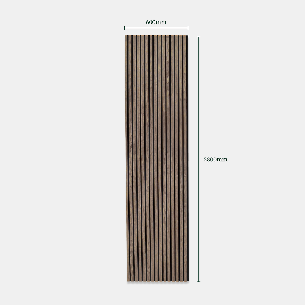 Walnut | Acoustic Panel (Black Felt)