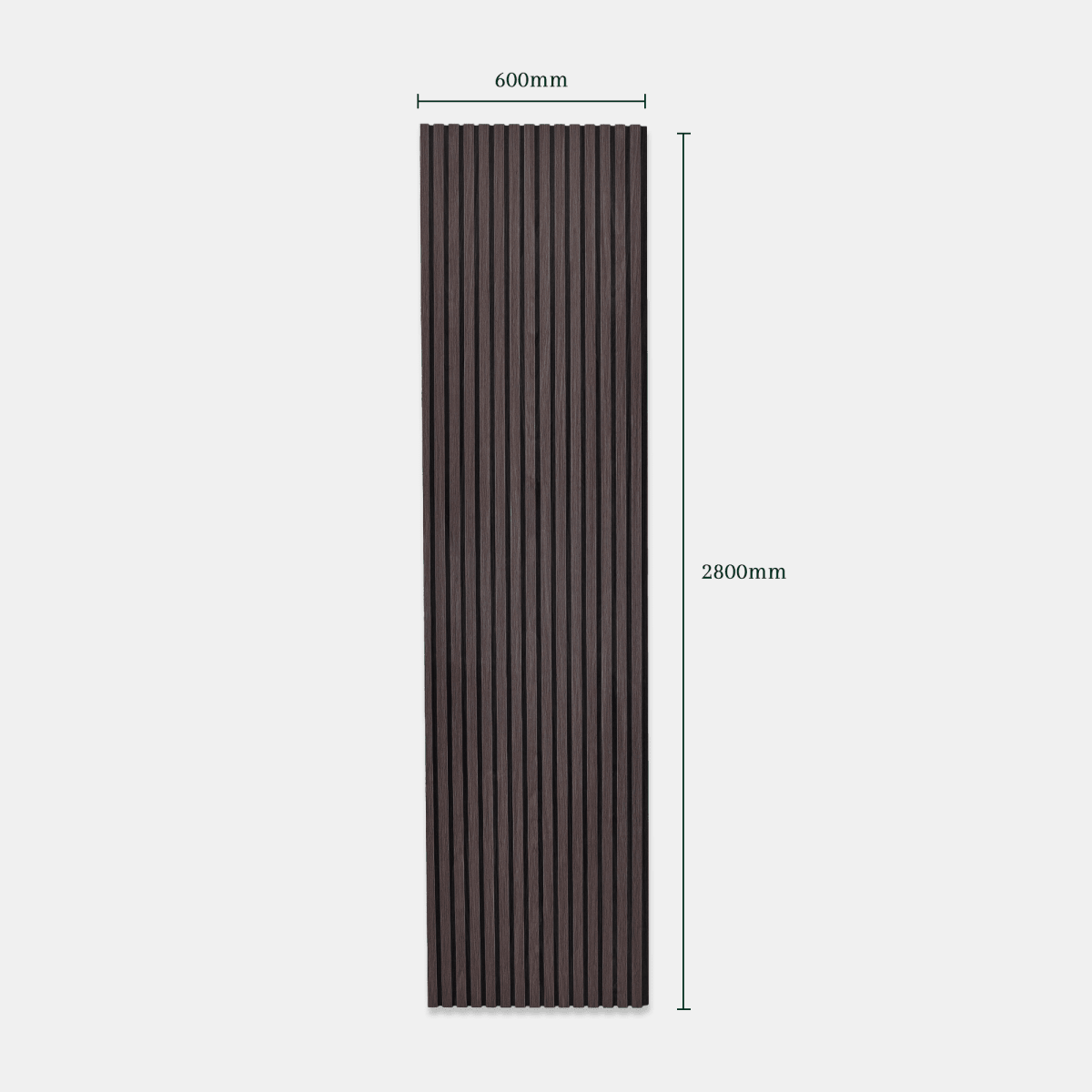Espresso | Acoustic Panel 2.8M - Delaco Panels®