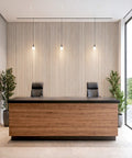 Light Walnut | Acoustic Panel (Beige Felt) - Delacopanels