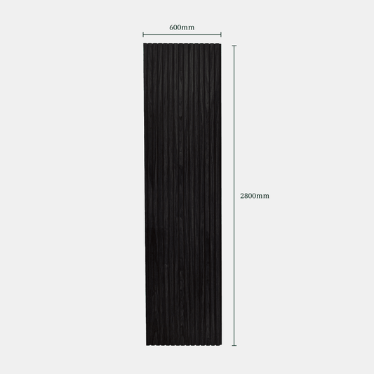Jet Black | Acoustic Panel 2.8M - Delaco Panels®