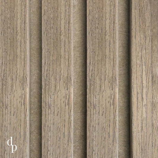 Light Walnut | Acoustic Panel (Beige Felt) 2.8M - Delaco Panels®