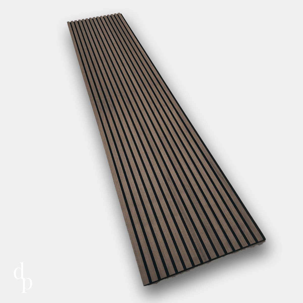 Natural Walnut | Acoustic Panel (Black Felt) 2.4M - Delaco Panels®