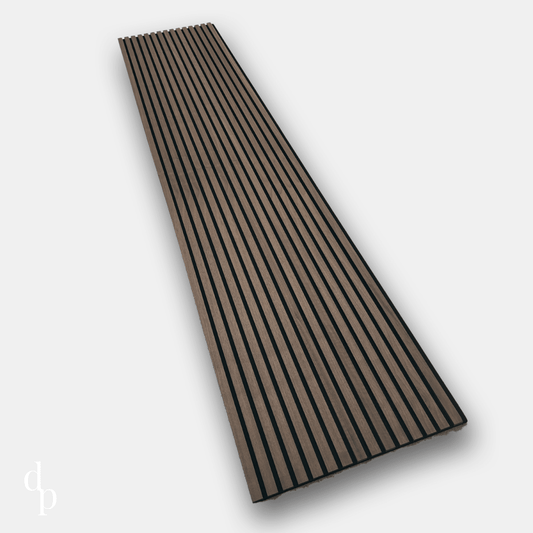 Natural Walnut | Acoustic Panel (Black Felt) 2.4M - Delaco Panels®