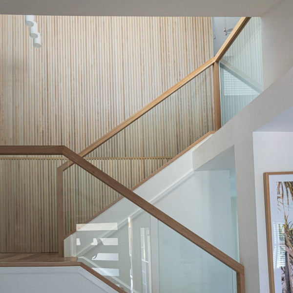 Natural Oak | Acoustic Panel (White Felt) - Delacopanels