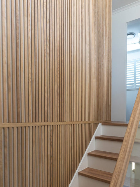 Natural Oak | Acoustic Panel (White Felt) - Delacopanels