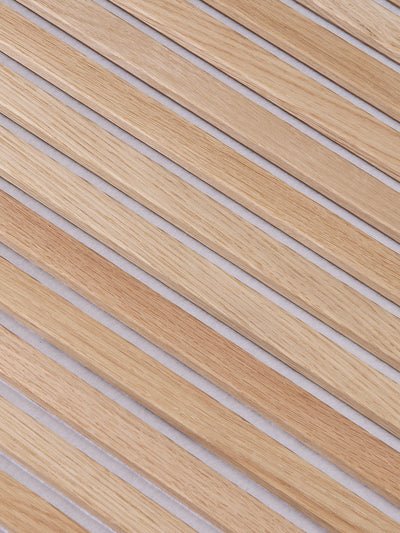 Natural Oak | Acoustic Panel (White Felt) 2.4M