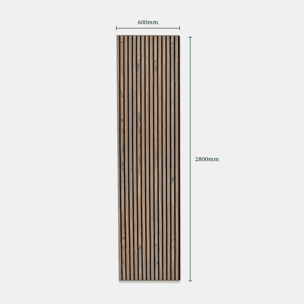 Natural Walnut | Acoustic Panel 2.8M - Delaco Panels®