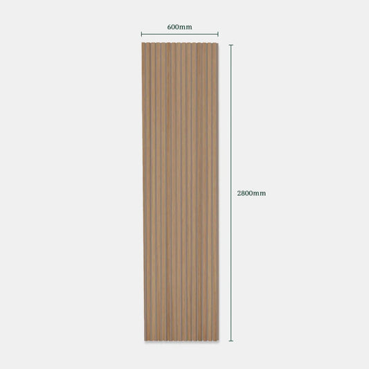 Ivory Oak | Acoustic Panel (Beige Felt) - Delacopanels