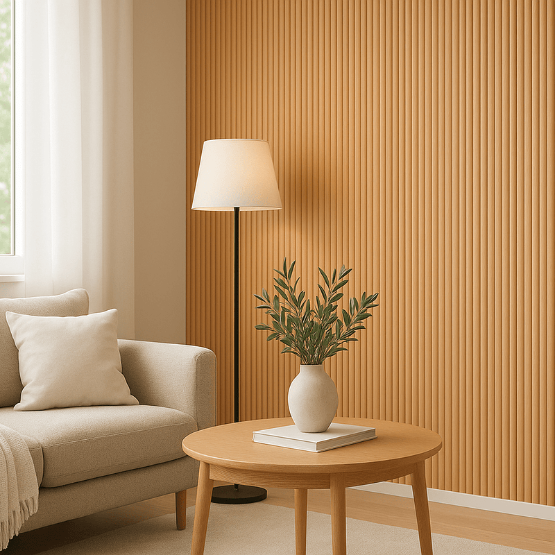 Fluted decorative panels