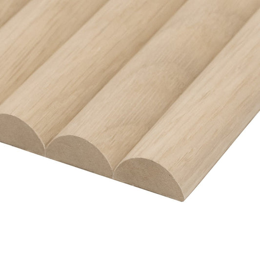 Oak Mini Round | Fluted Panel 2.8M - Delaco Panels®