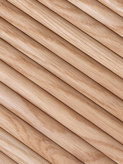 Oak Round | Fluted Panel 2.8M