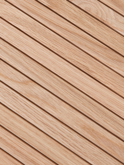 Oak Square fluted wall panel