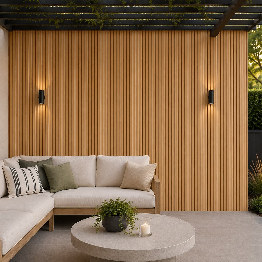 Light Oak | Outdoor Panel 2.2M - Delacopanels