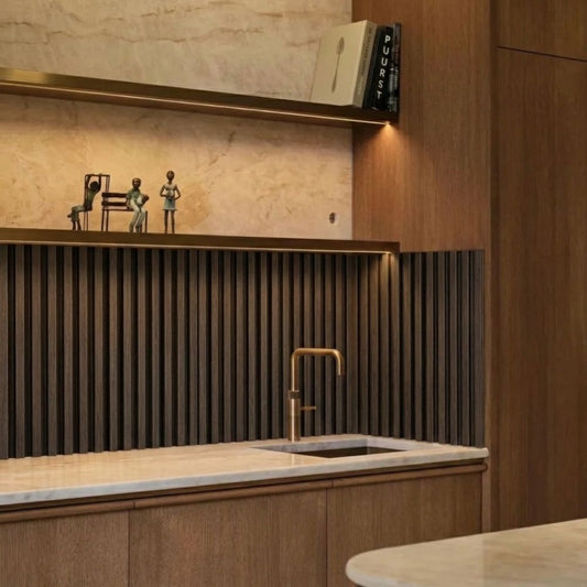 Regent Walnut | Indoor Interlock - Delacopanels