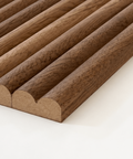 Walnut Mini Round | Fluted Panel 2.8M - Delaco Panels®