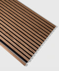 Walnut | Acoustic Panel (Black Felt) - Delaco Panels