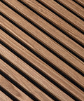 Walnut | Acoustic Panel (Black Felt) - Delaco Panels