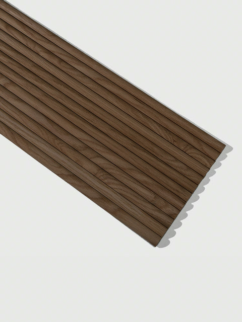 Walnut Round | Fluted Panel - Delaco Panels