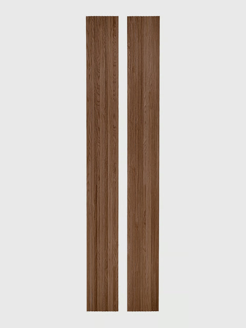 Walnut Scalloped | Fluted Panel - Delaco Panels
