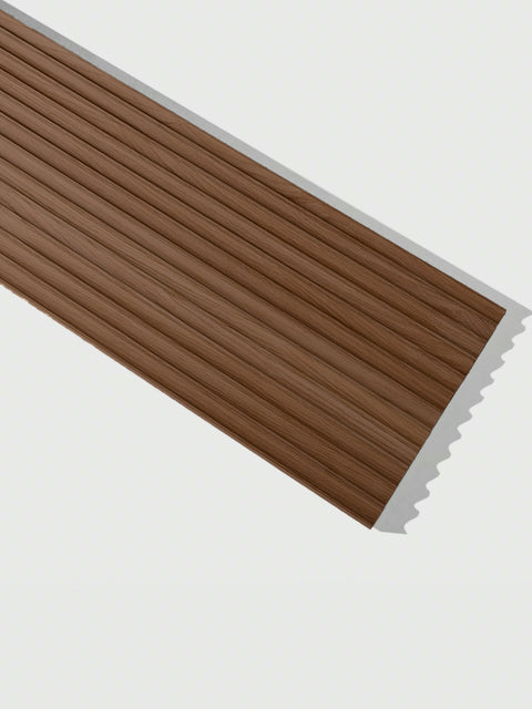 Walnut Scalloped | Fluted Panel - Delaco Panels