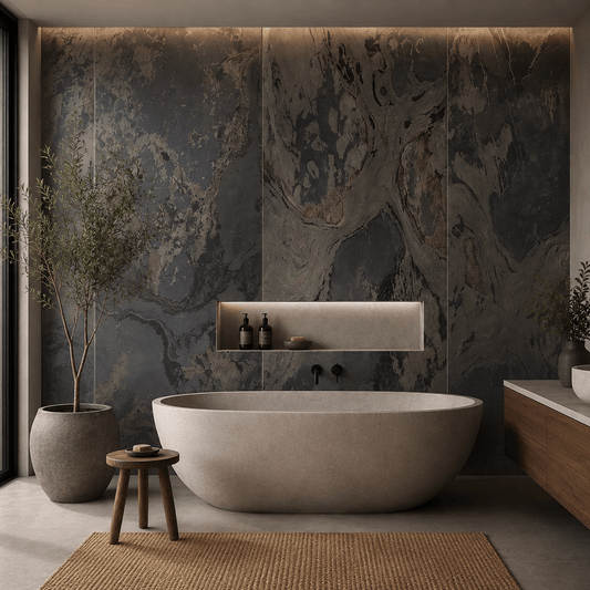 Autumn Rustic Translucent | Natural Stone (Medium) - Delaco Panels®