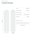 Walnut Mini Round | Fluted Panel 2.8M - Delaco Panels®