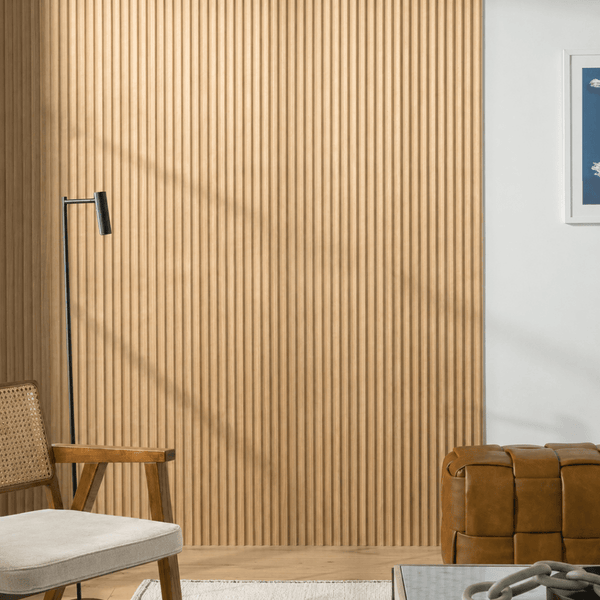 Oak Scalloped | Fluted Panel 2.8M - Delaco Panels®