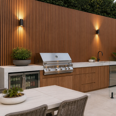 Teak Wood | Outdoor Panel 2.2M