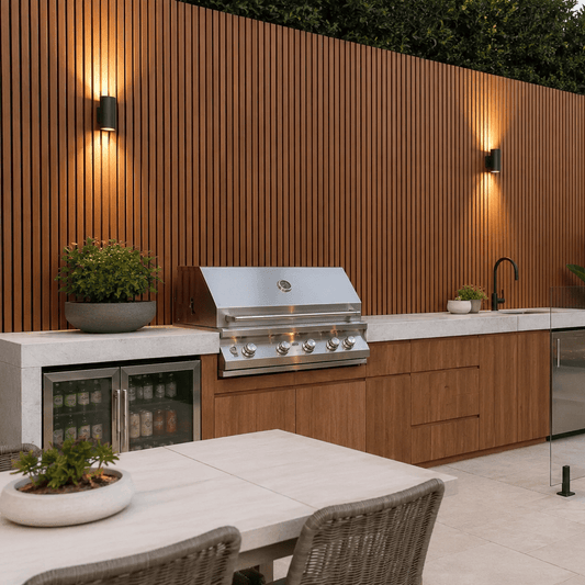 Teak Wood | Outdoor Panel 2.2M - Delaco Panels®