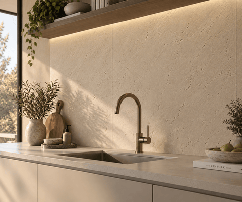 Travertine Natural Stone Panel 2800 x 600 - Delaco Panels®